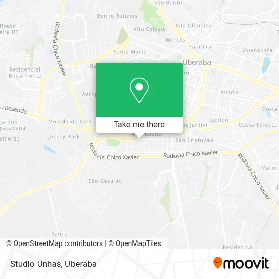 Studio Unhas map