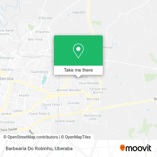 Barbearia Do Robinho map