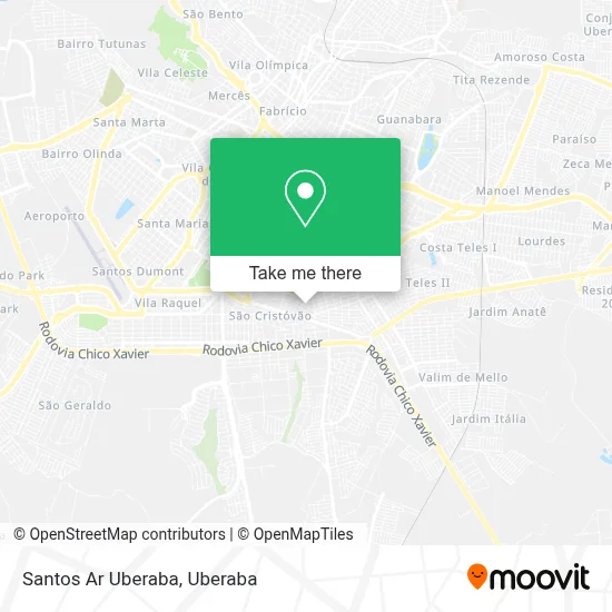 Santos Ar Uberaba map