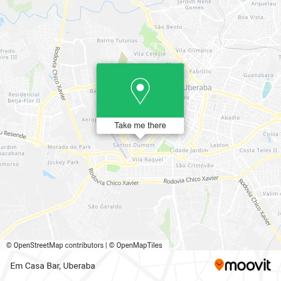 Em Casa Bar map