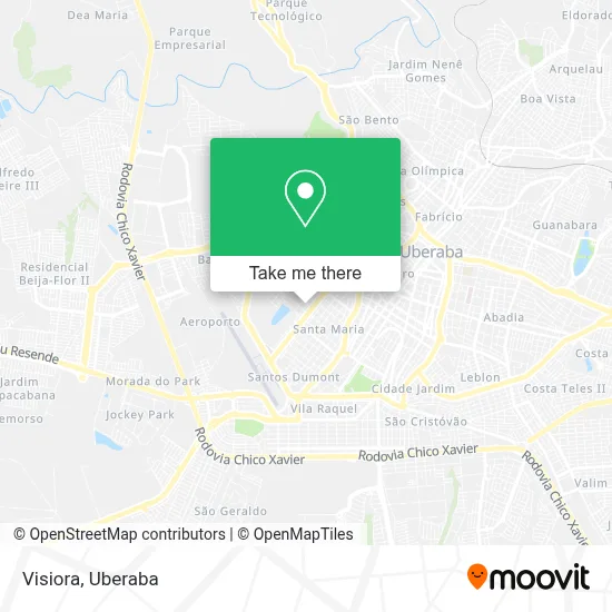 Visiora map