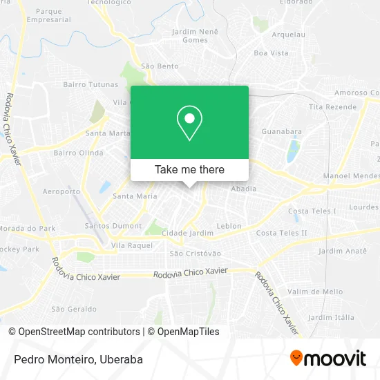 Pedro Monteiro map