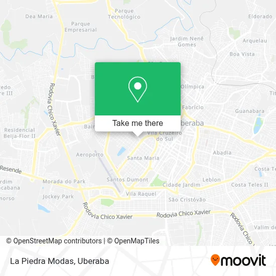 La Piedra Modas map