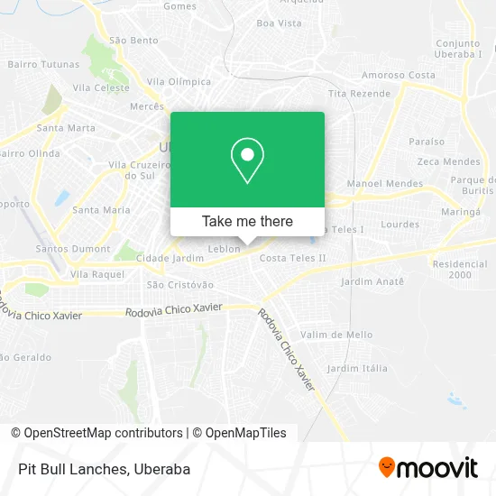 Pit Bull Lanches map