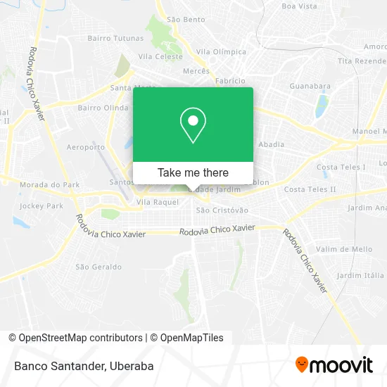 Banco Santander map