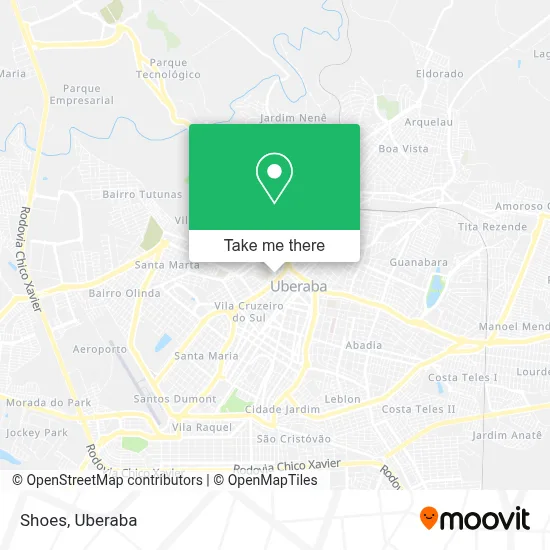 Shoes map