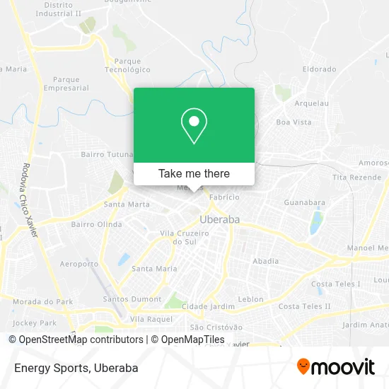 Energy Sports map