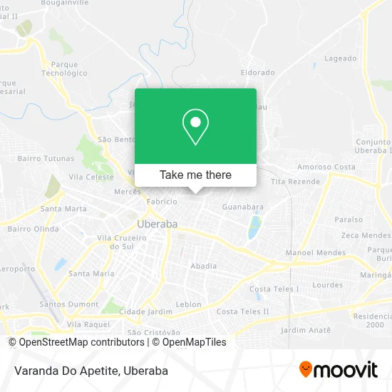 Varanda Do Apetite map