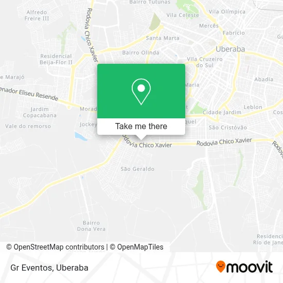 Gr Eventos map