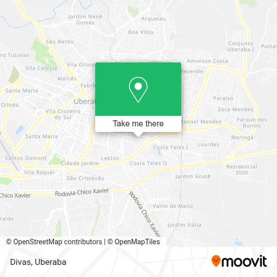 Divas map