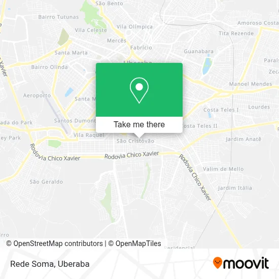 Rede Soma map