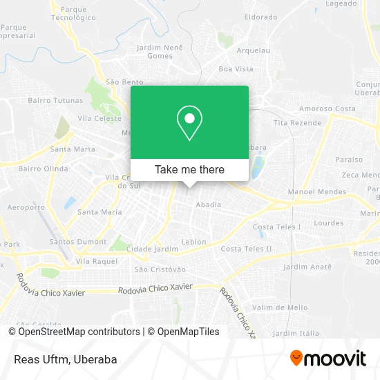 Reas Uftm map