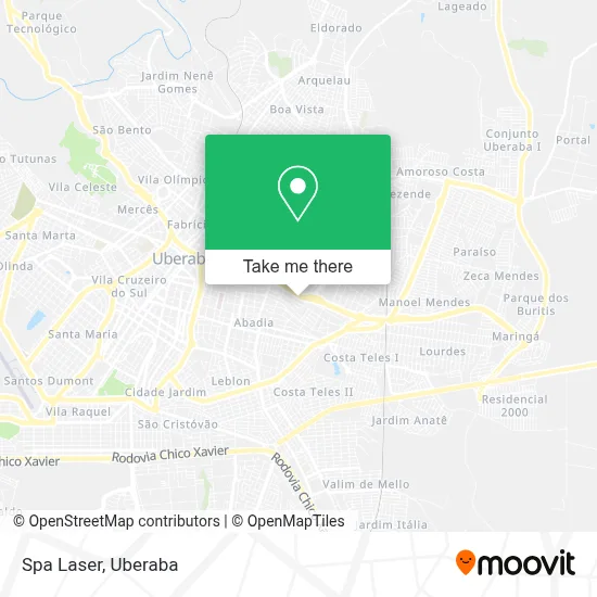 Spa Laser map