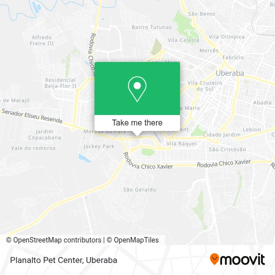 Planalto Pet Center map