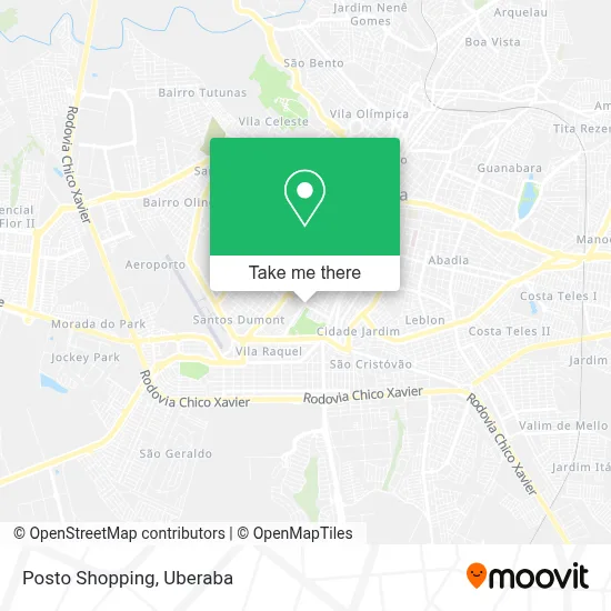 Posto Shopping map