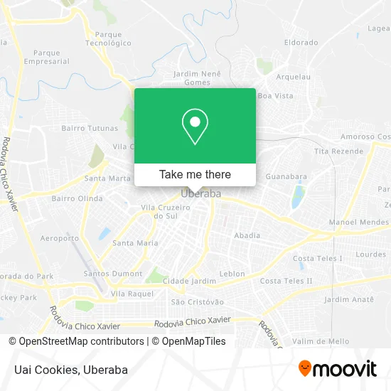 Uai Cookies map