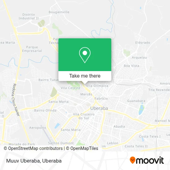 Muuv Uberaba map