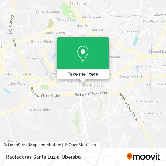 Radiadores Santa Luzia map
