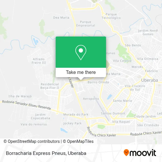 Borracharia Express Pneus map