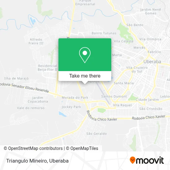 Triangulo Mineiro map