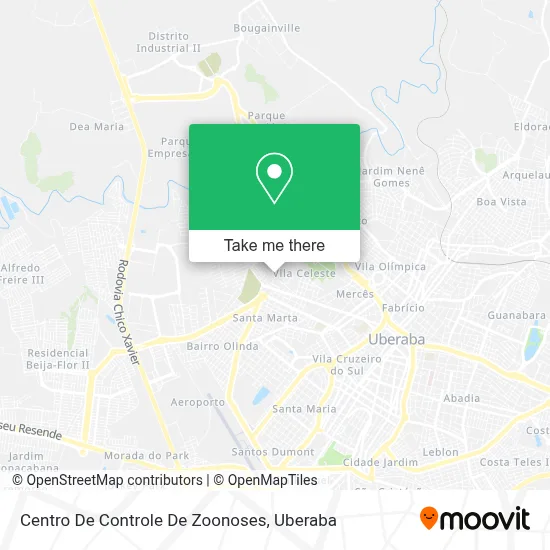 Centro De Controle De Zoonoses map