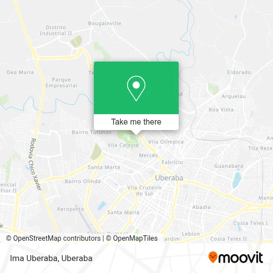 Ima Uberaba map