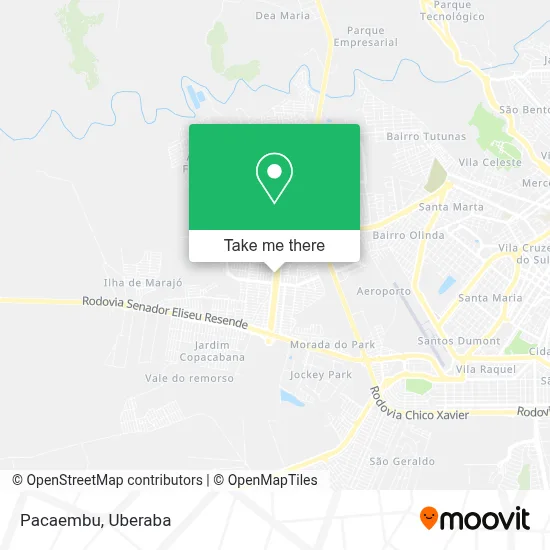 Pacaembu map