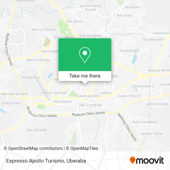 Expresso Apollo Turismo map