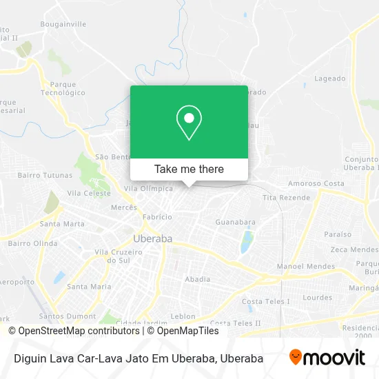 Diguin Lava Car-Lava Jato Em Uberaba map