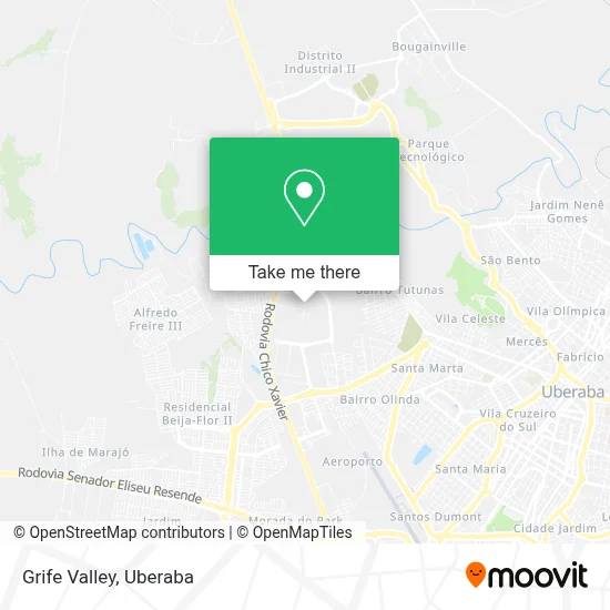 Grife Valley map