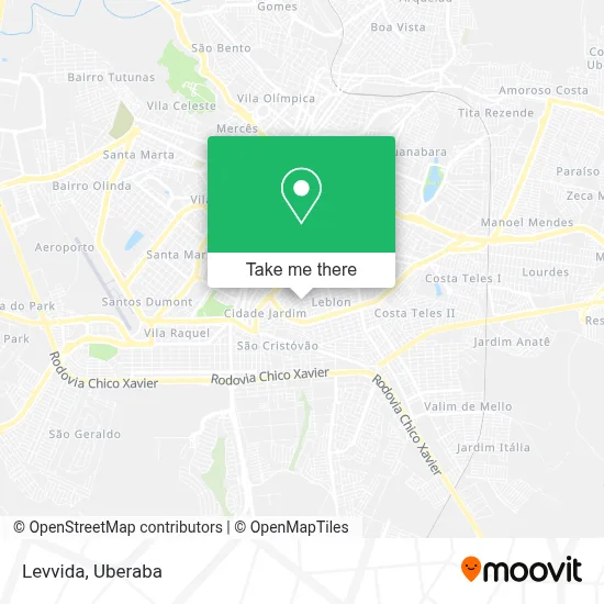 Levvida map