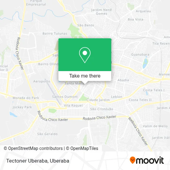 Tectoner Uberaba map