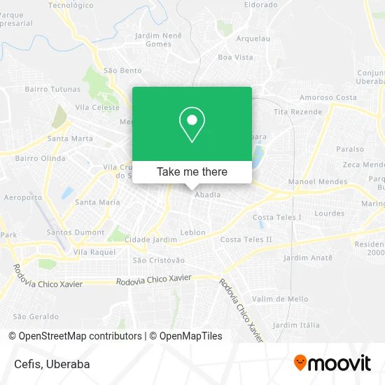 Cefis map
