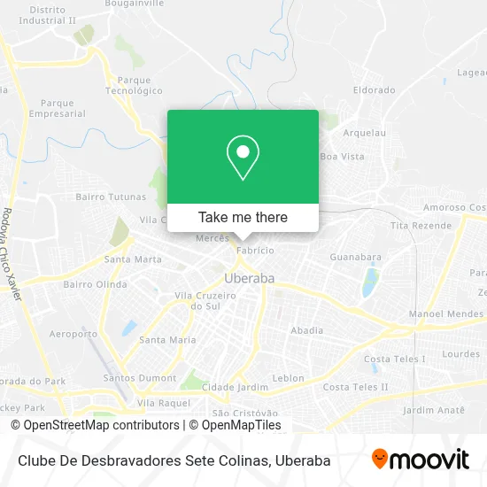 Clube De Desbravadores Sete Colinas map
