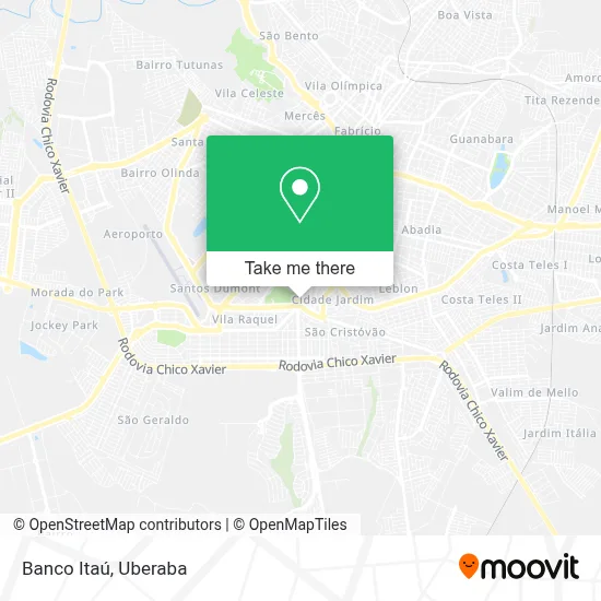 Banco Itaú map