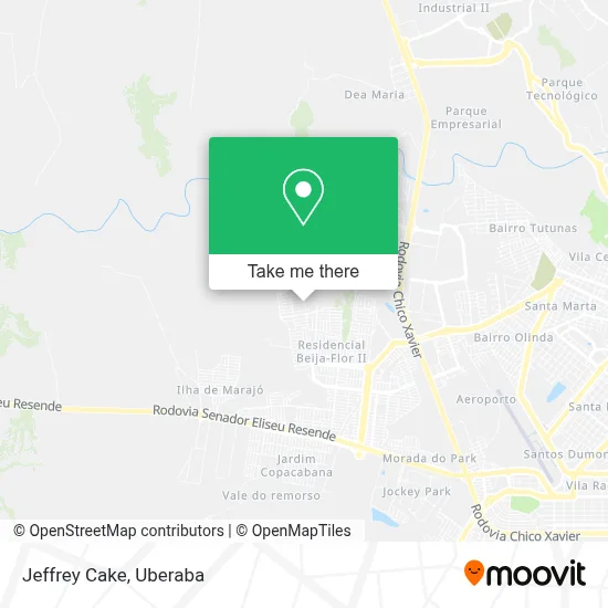 Jeffrey Cake map