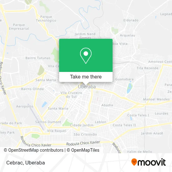 Cebrac map