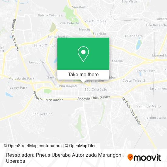 Ressoladora Pneus Uberaba Autorizada Marangoni map