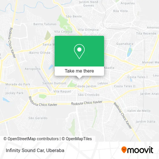 Infinity Sound Car map