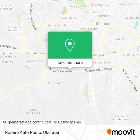 Rodare Auto Posto map