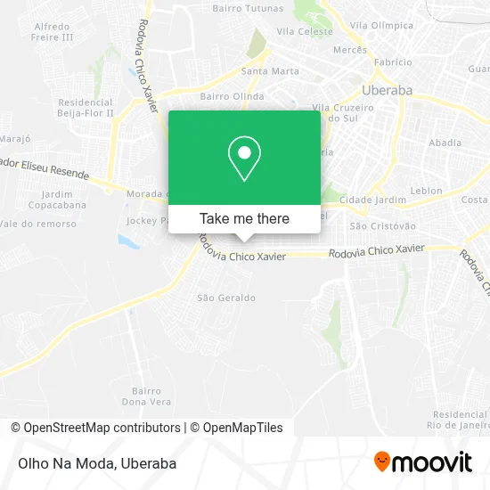 Olho Na Moda map