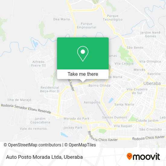 Auto Posto Morada Ltda map