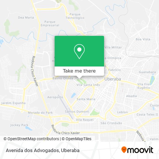 Avenida dos Advogados map