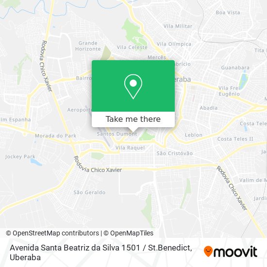 Avenida Santa Beatriz da Silva 1501 / St.Benedict map