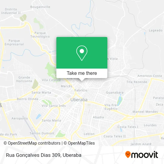 Rua Gonçalves Dias 309 map