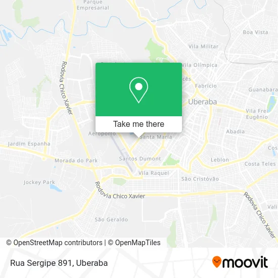 Rua Sergipe 891 map