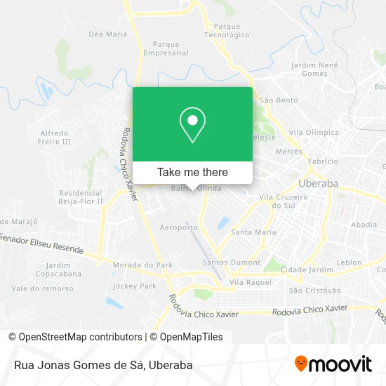 Rua Jonas Gomes de Sá map