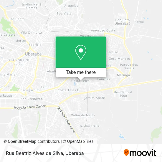 Rua Beatriz Alves da Silva map