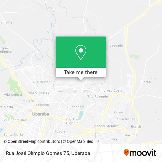 Rua José Olímpio Gomes 75 map