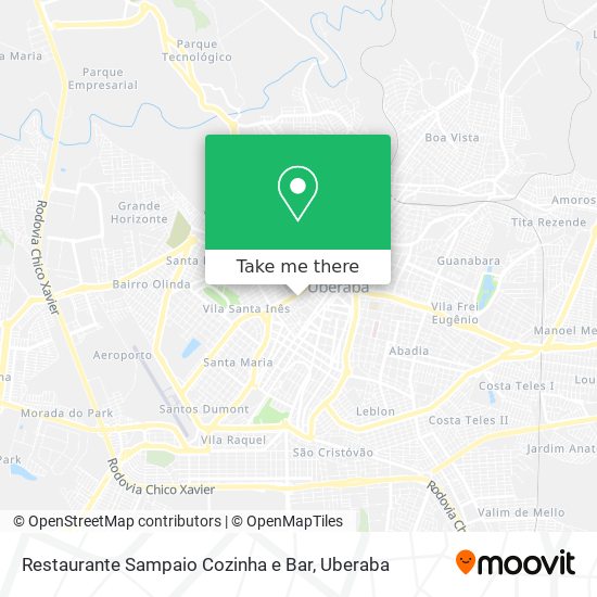 Restaurante Sampaio Cozinha e Bar map